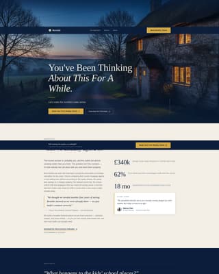 Resettle - Authoritative Relocation Landing Page Template