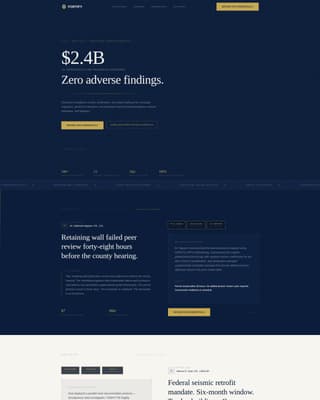 Fortify - Authoritative Engineering Landing Page Template