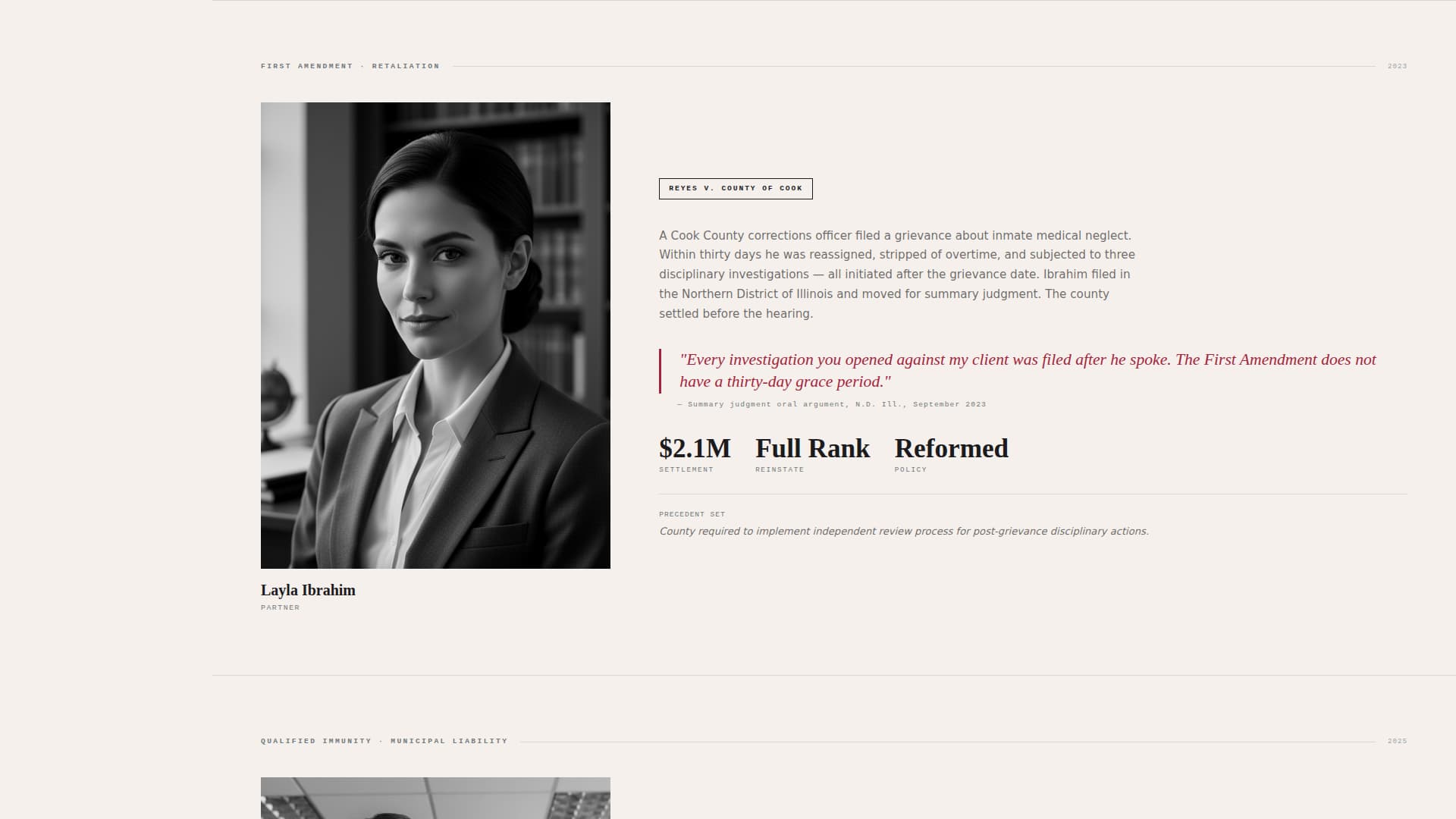 Justice - Authoritative Civilrights Landing Page Template