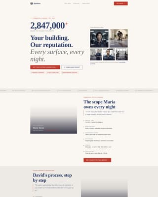 Spotless - Precision Cleaning Landing Page Template