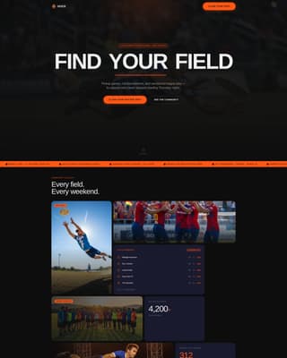 Huck - Electric Frisbee Landing Page Template