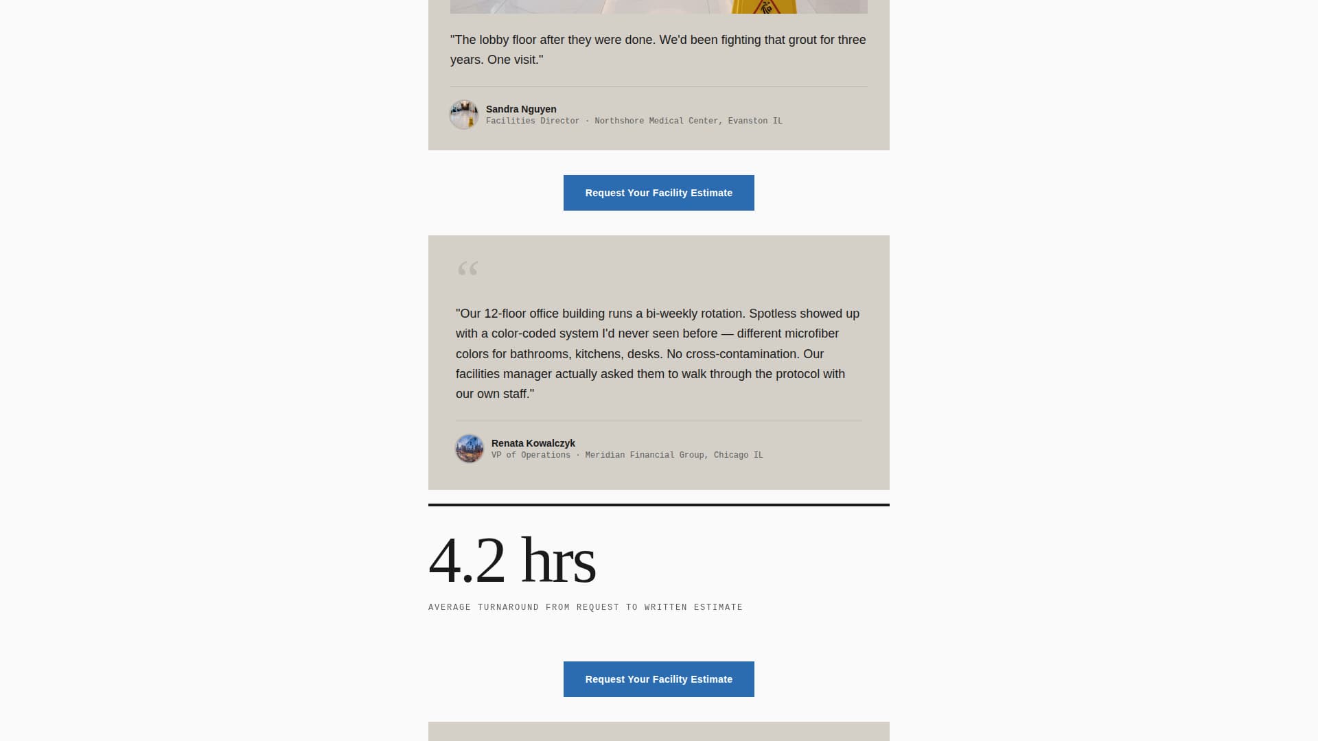 Spotless - Trusted Commercialcleaning Landing Page Template