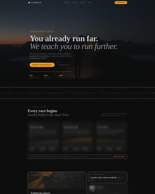 Ultrarun - Elite Academy Landing Page Template