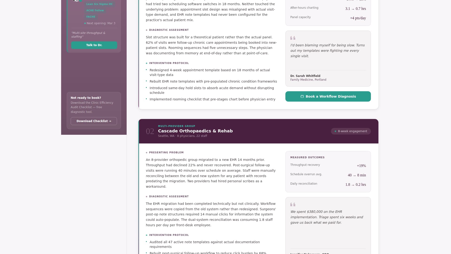 Triage - Powerful Healthcare Landing Page Template