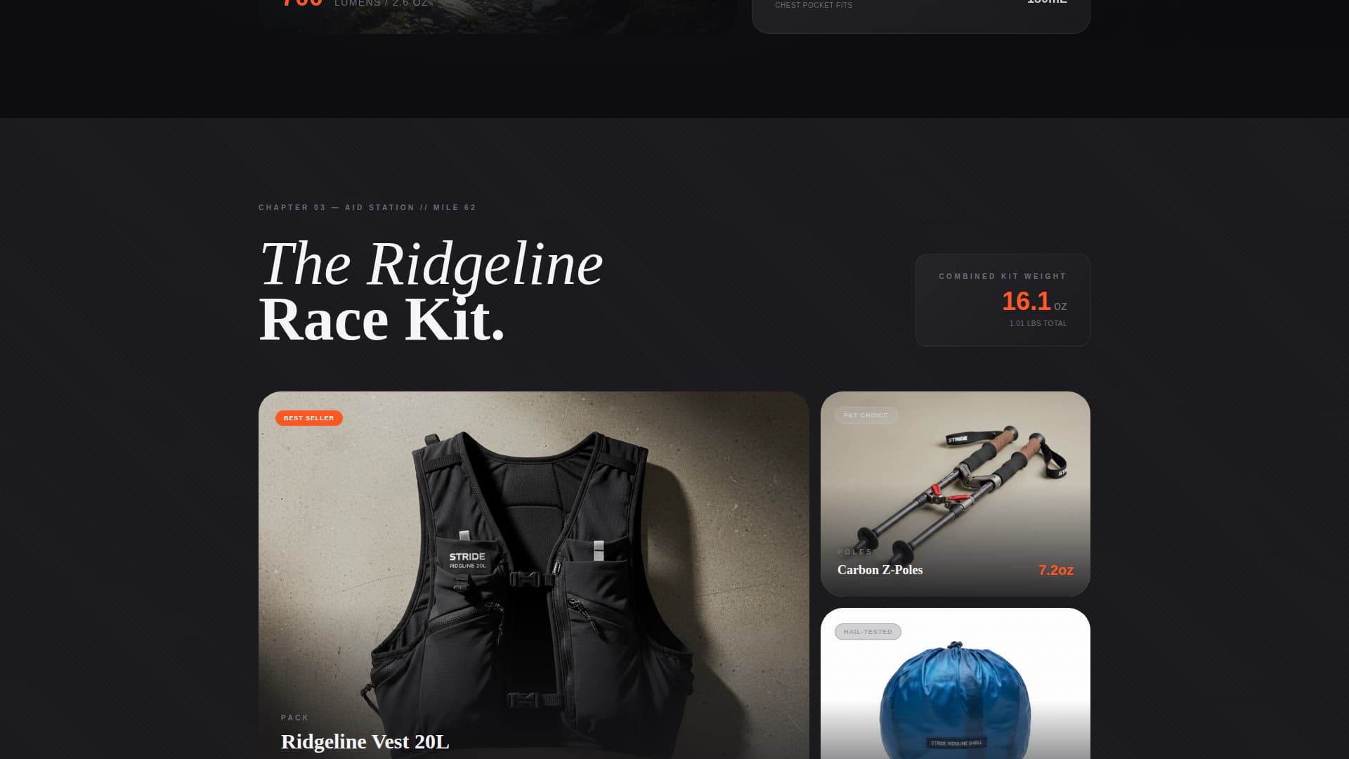 Stride - Highperformance Ultrarunning Landing Page Template