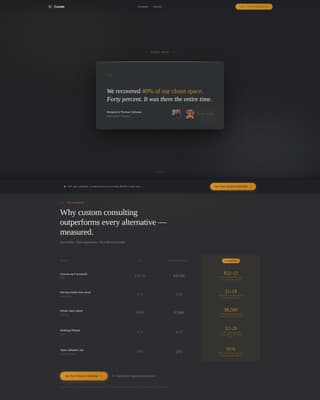 Curate - Precision Organization Landing Page Template