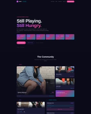 Slam — Thrilling Net Sports Landing Page Template