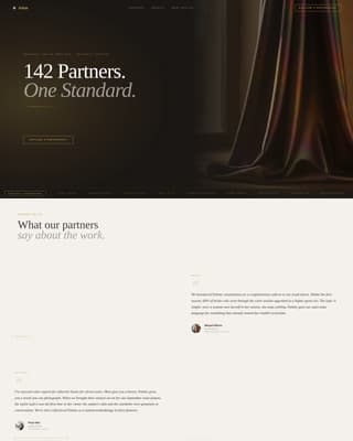 Palette - Authoritative Consultancy Landing Page Template