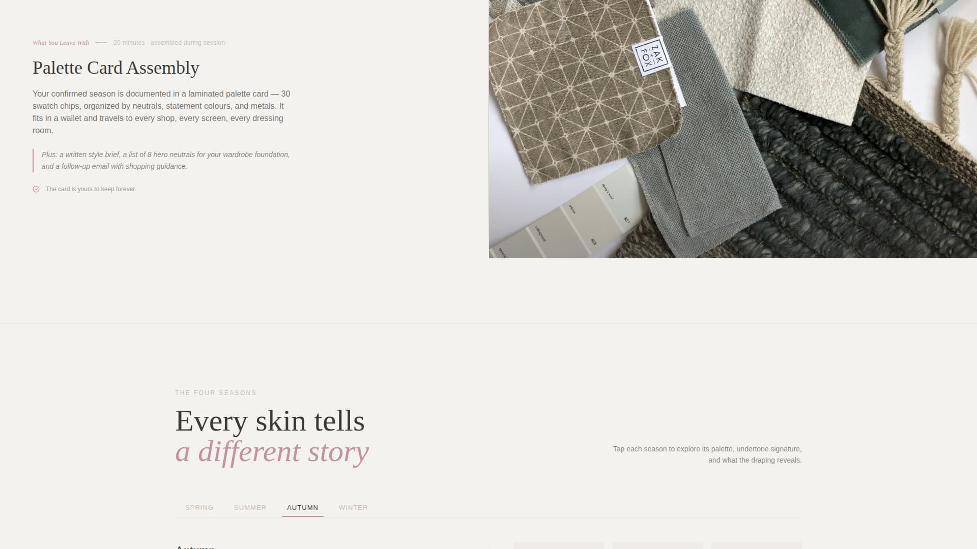 Color Analyst Blog Website Template