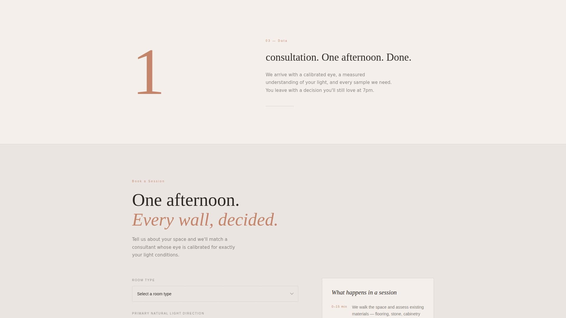 Palette - Refined Colorconsulting Landing Page Template