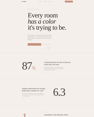 Palette - Refined Colorconsulting Landing Page Template