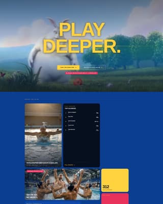 Surge - Competitive Waterpolo Landing Page Template