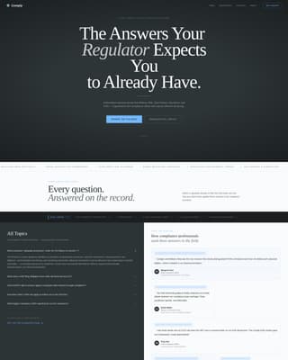 Comply — Expert Standards Advisory Landing Page Template