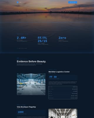 Slab - Precision Concrete Landing Page Template