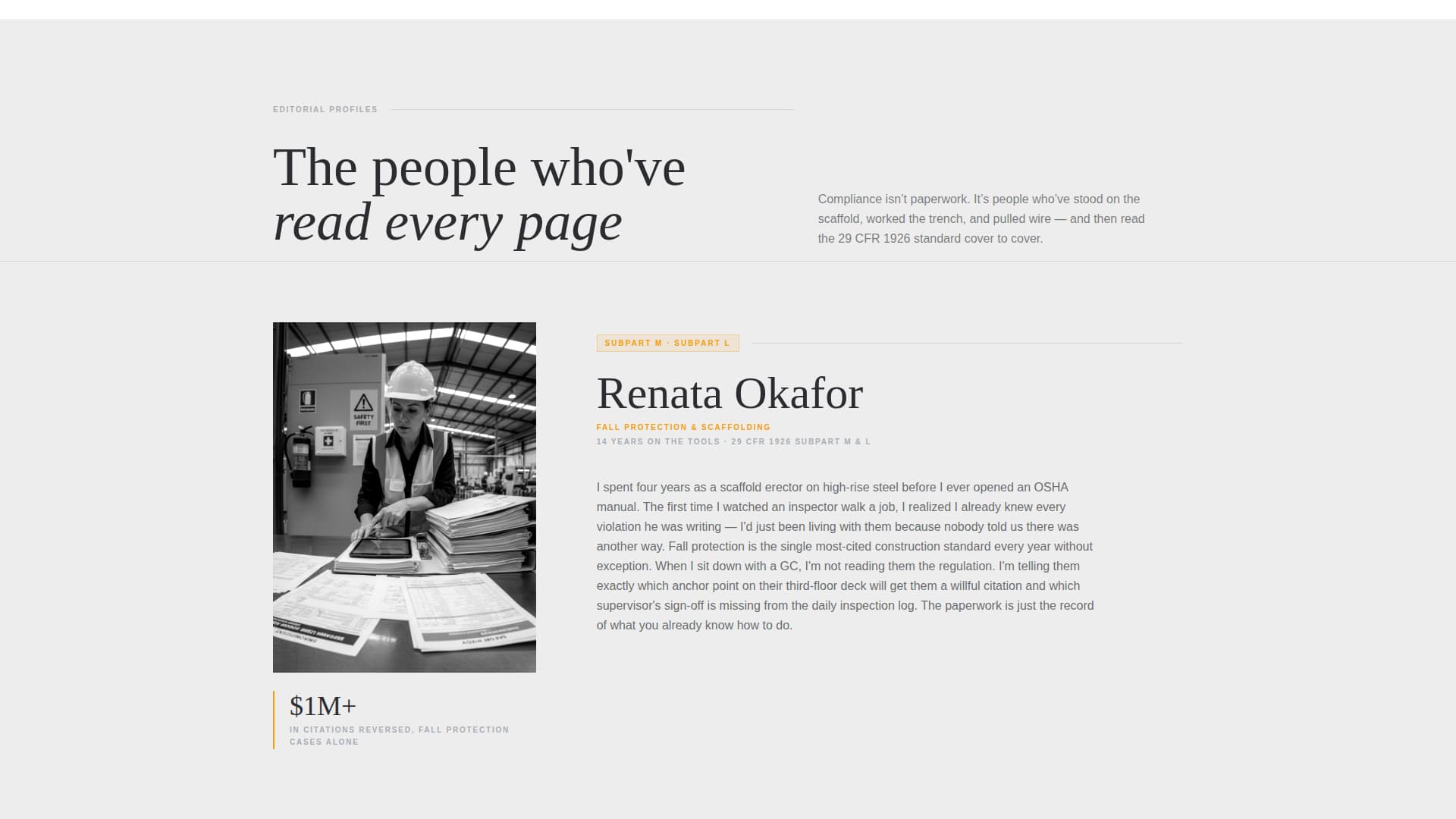 Comply - Trusted Constructioncompliance Landing Page Template