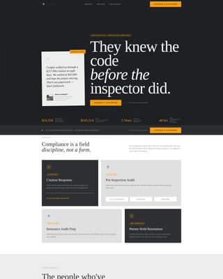 Comply - Trusted Constructioncompliance Landing Page Template