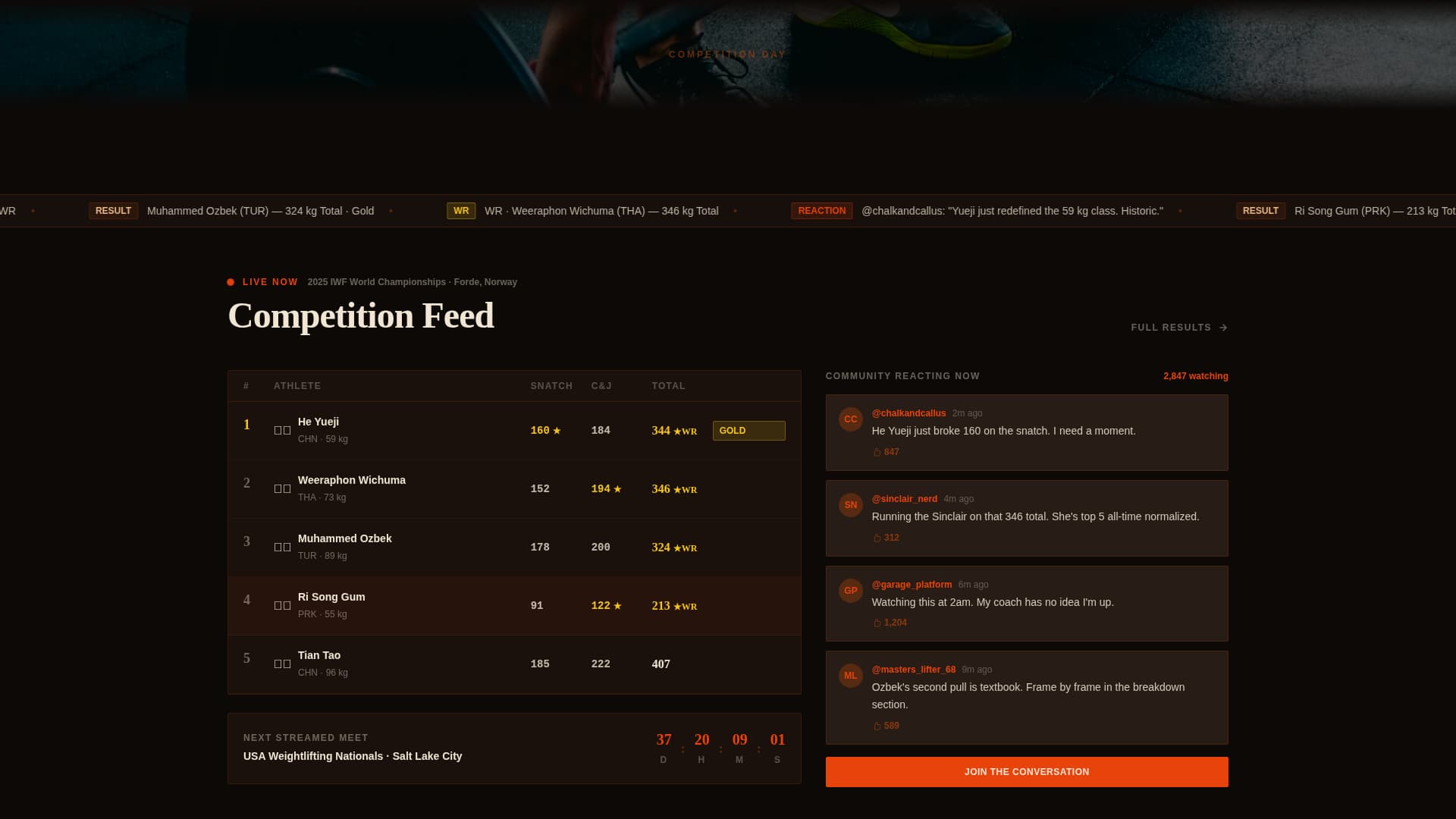 Iron - Elite Weightlifting Landing Page Template
