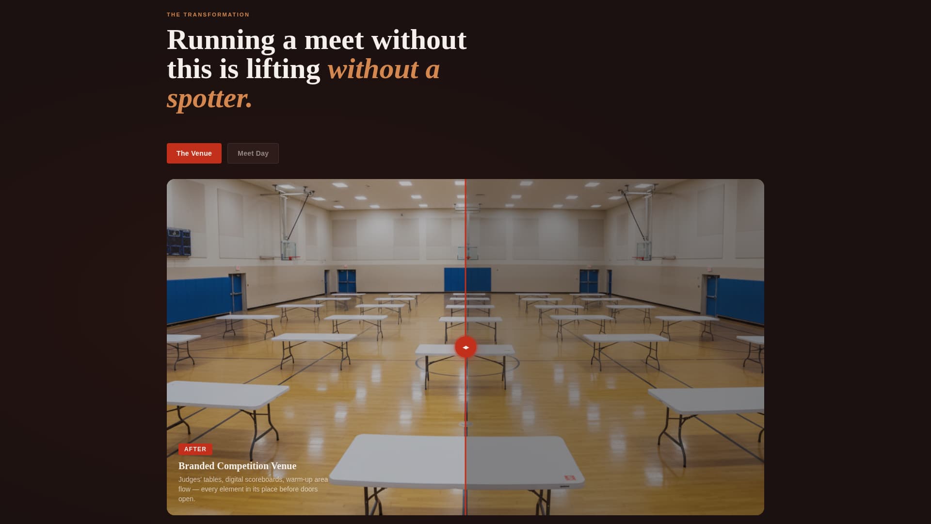 Chalk - Powerful Weightlifting Landing Page Template