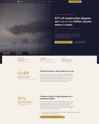 Clause - Authoritative Construction Landing Page Template
