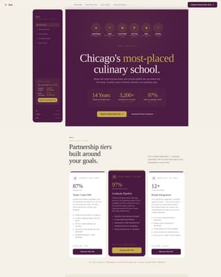 Sear - Prestigious Culinary Landing Page Template