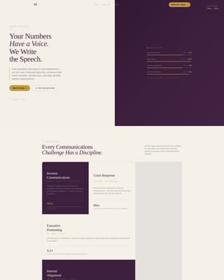 Byline - Authoritative Communications Landing Page Template