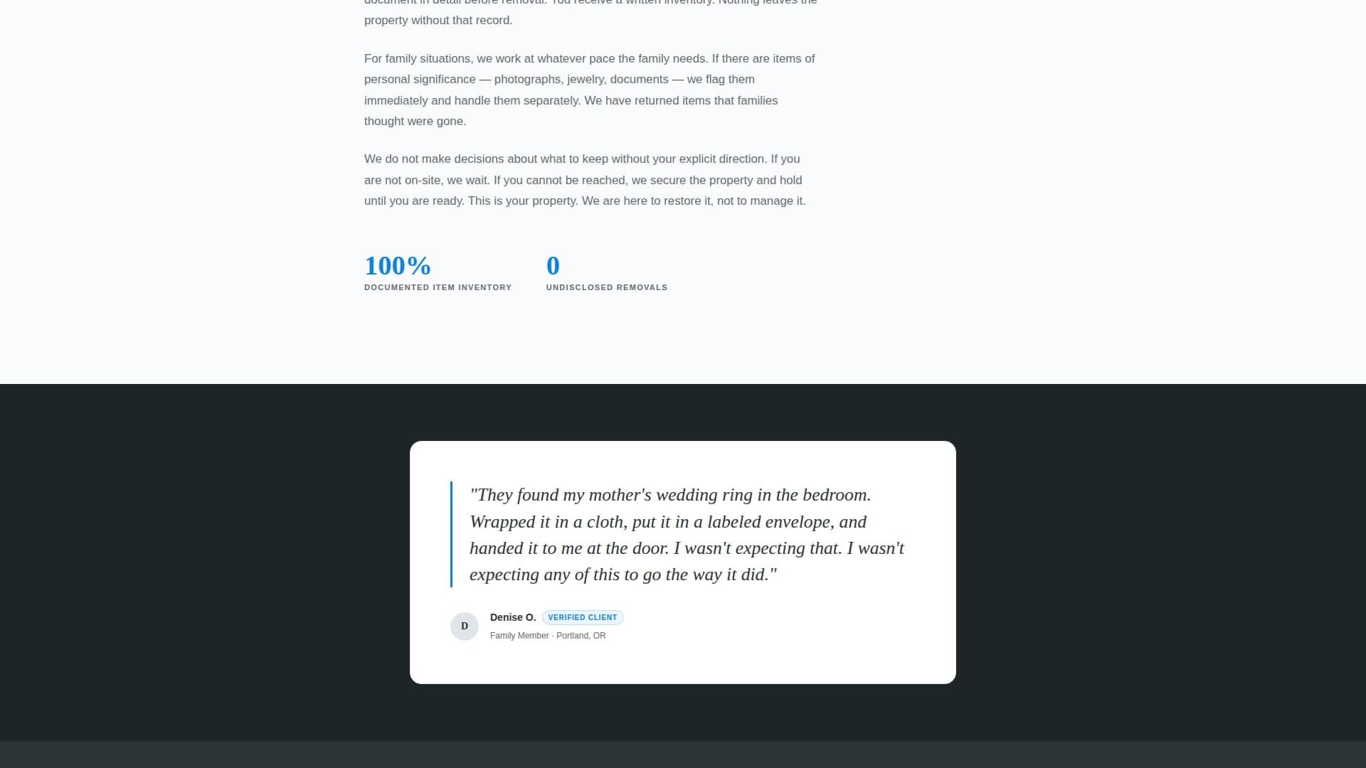 Restore - Trusted Cleanup Landing Page Template