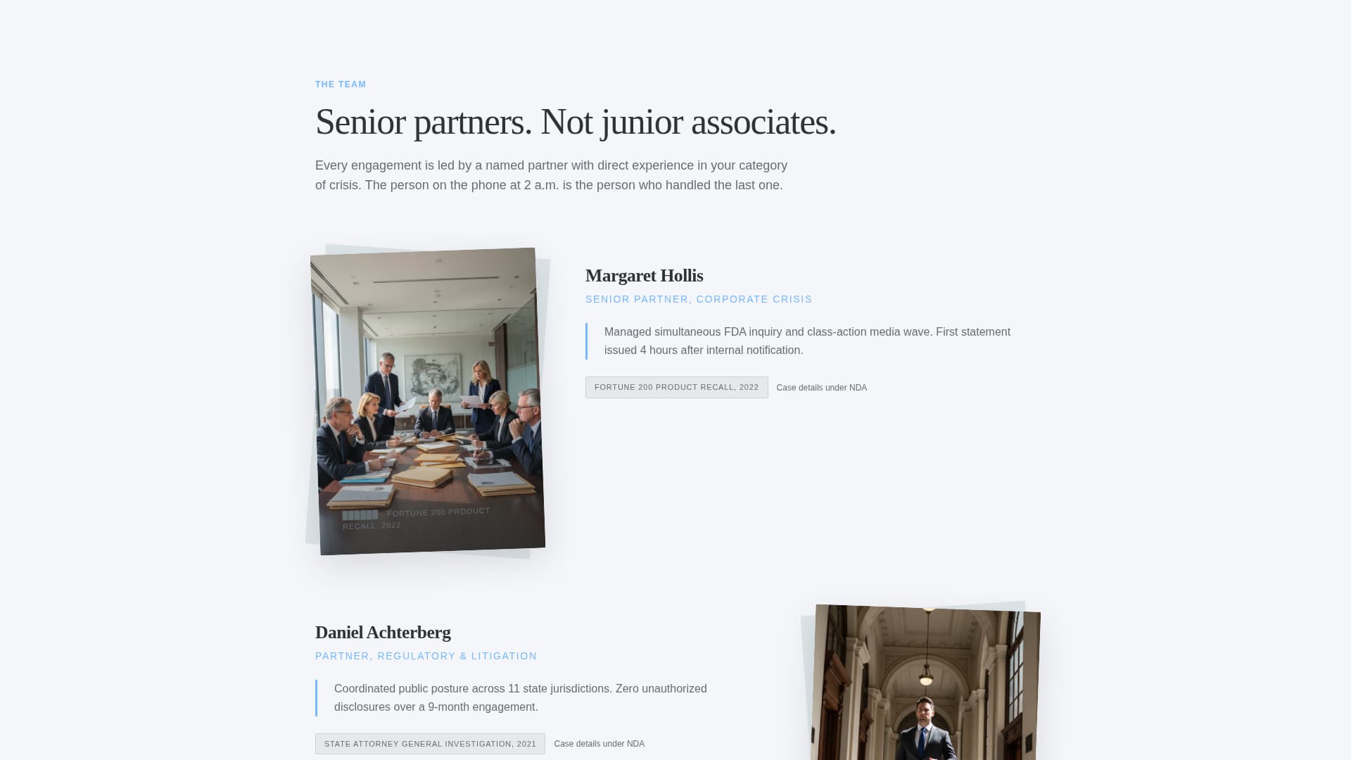 Defuse - Authoritative Crisiscommunications Landing Page Template