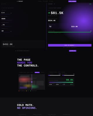 Data & Analytics Cost Calculator Website Template
