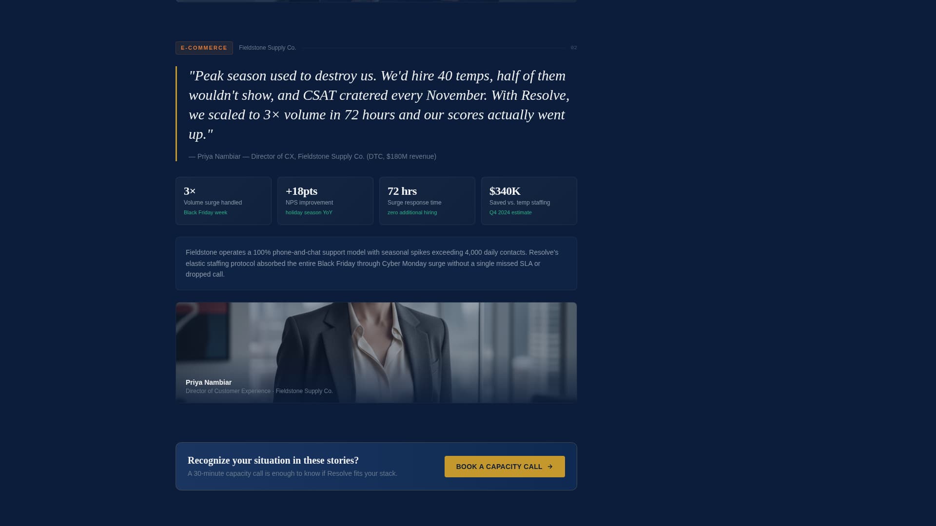 Outsourcing & BPO Specialist Booking Website Template