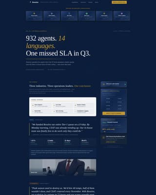 Outsourcing & BPO Specialist Booking Website Template