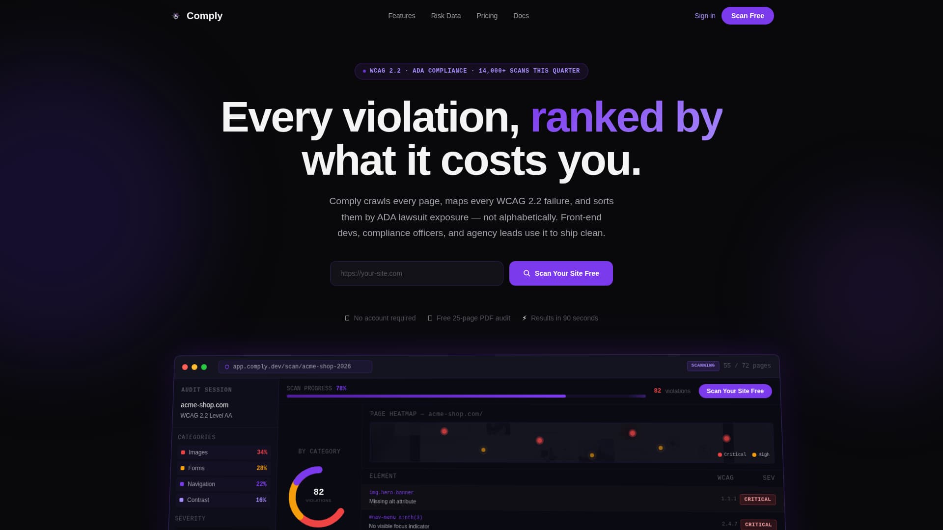 Comply - Powerful Accessibility Landing Page Template