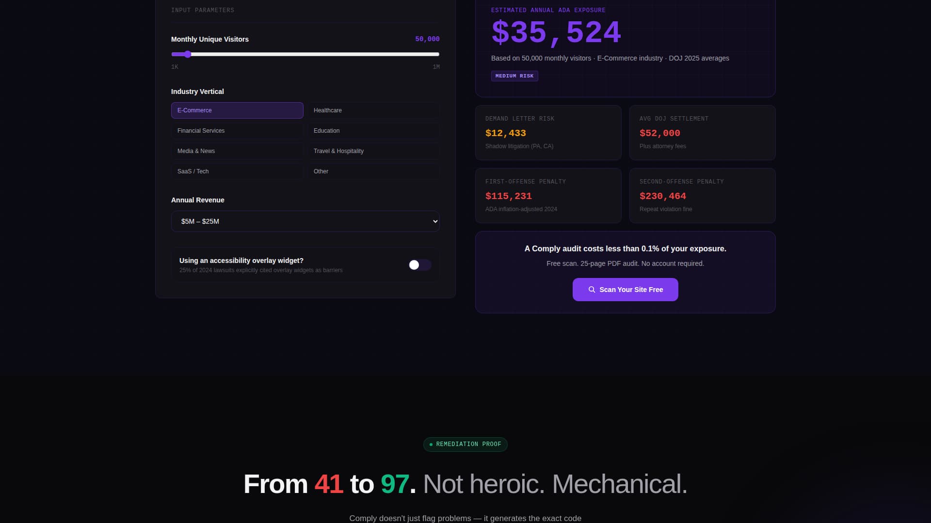 Comply - Powerful Accessibility Landing Page Template