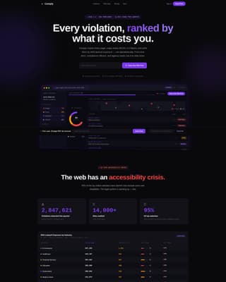 Comply - Powerful Accessibility Landing Page Template