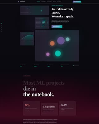 Synapse - Intelligent Mlstartup Landing Page Template