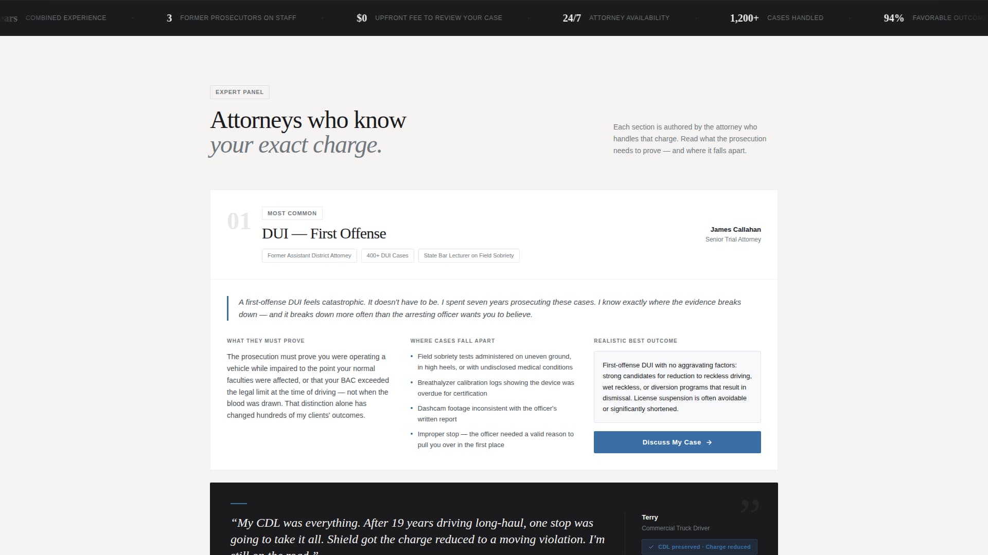 Law Firm & Attorney Reviews Website Template