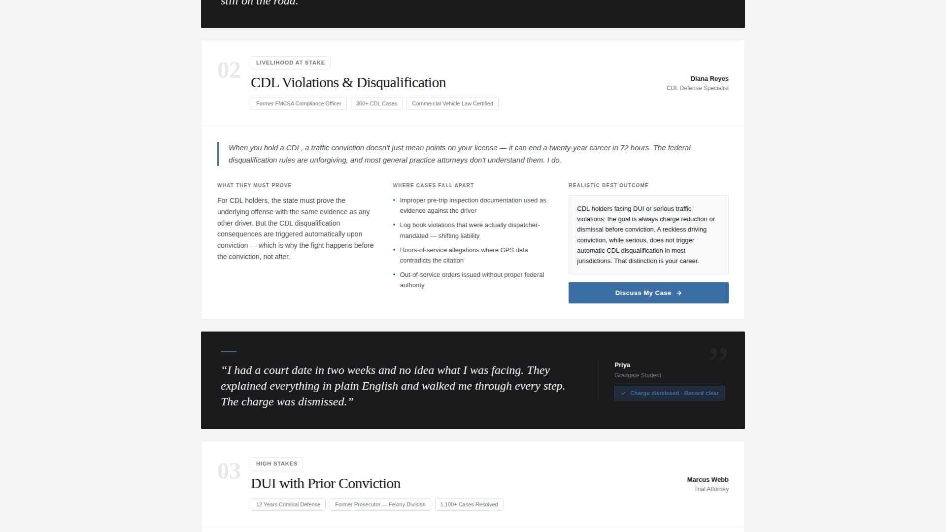 Law Firm & Attorney Reviews Website Template