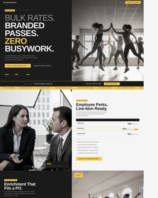 Dancepartners - Highconverting Danceschool Landing Page Template