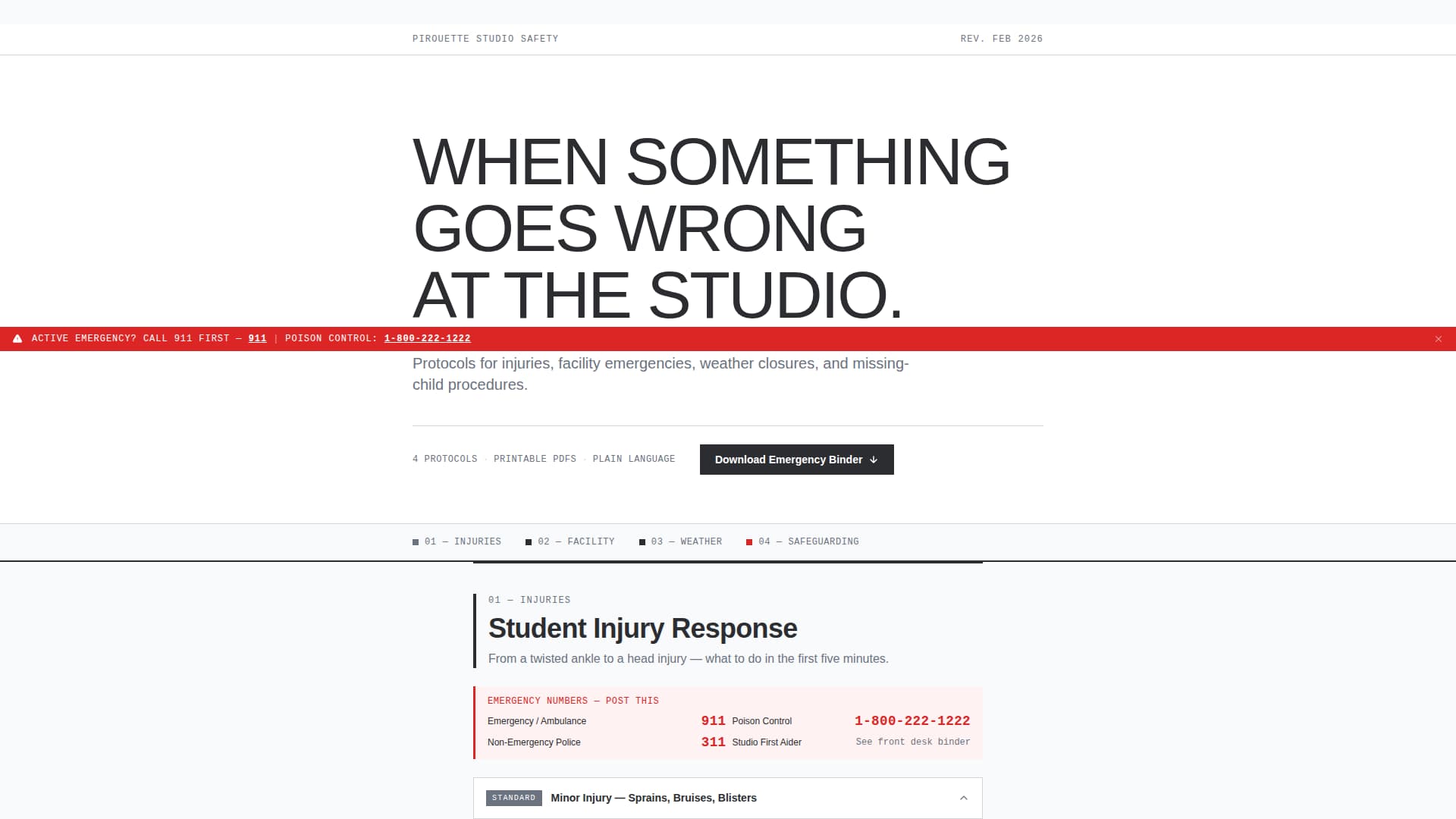 Pirouette - Reliable Danceschool Landing Page Template