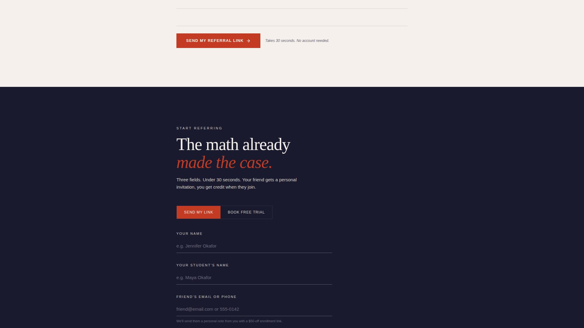 Refer - Trusted Danceschool Landing Page Template