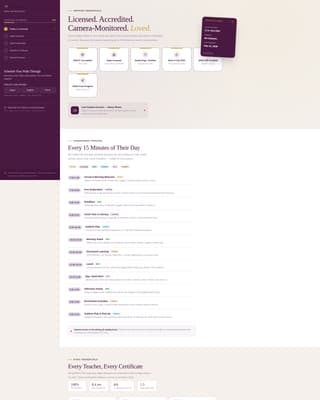 Nurture - Trusted Daycare Landing Page Template