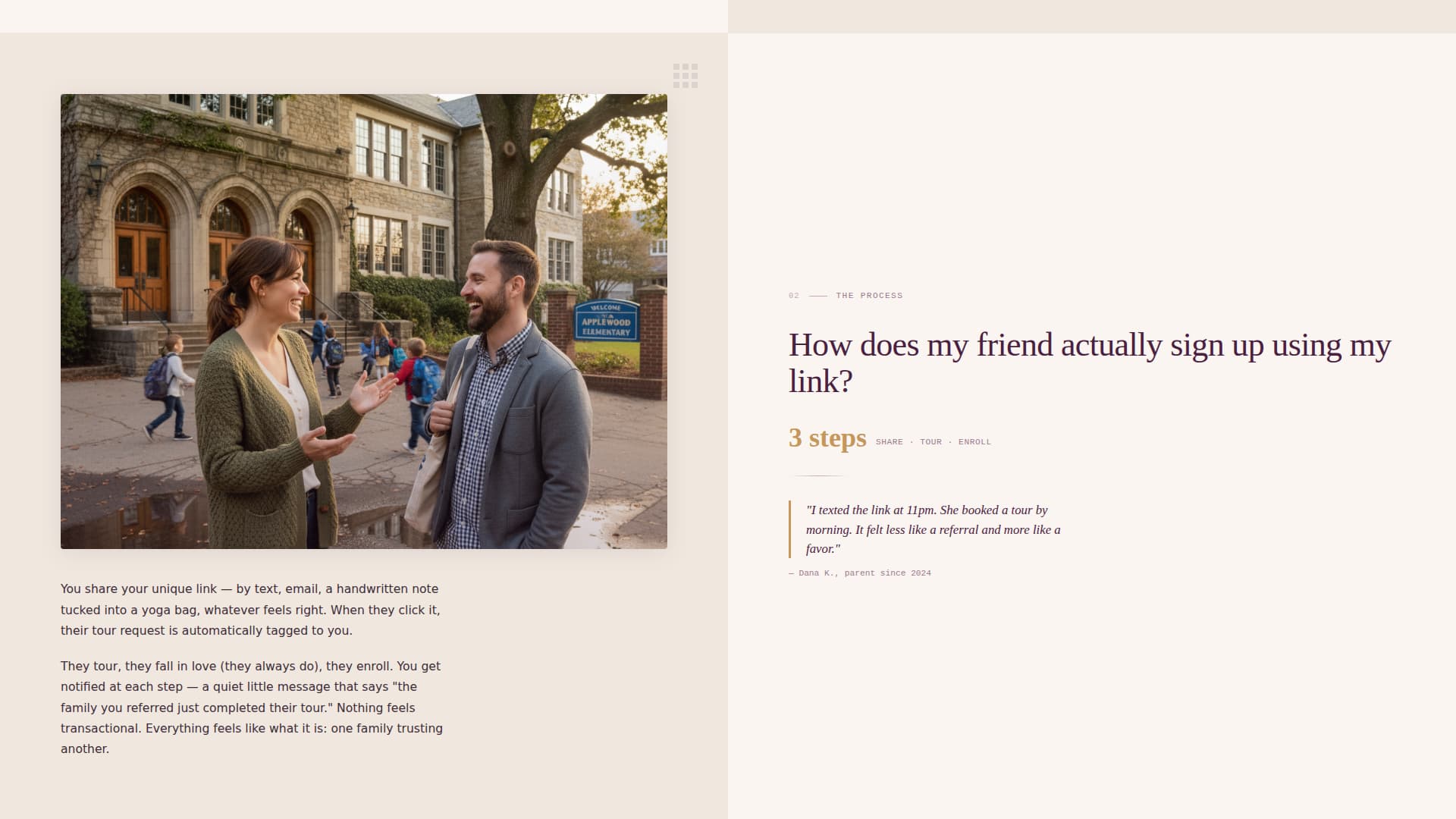 Refer - Trusted Daycare Landing Page Template