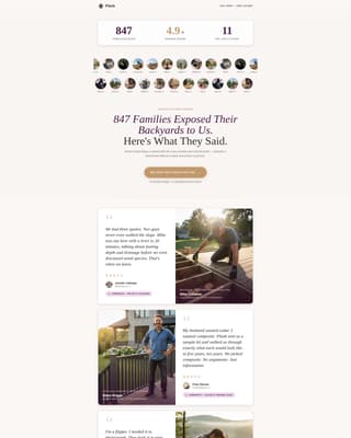 Plank - Trusted Deckbuilder Landing Page Template