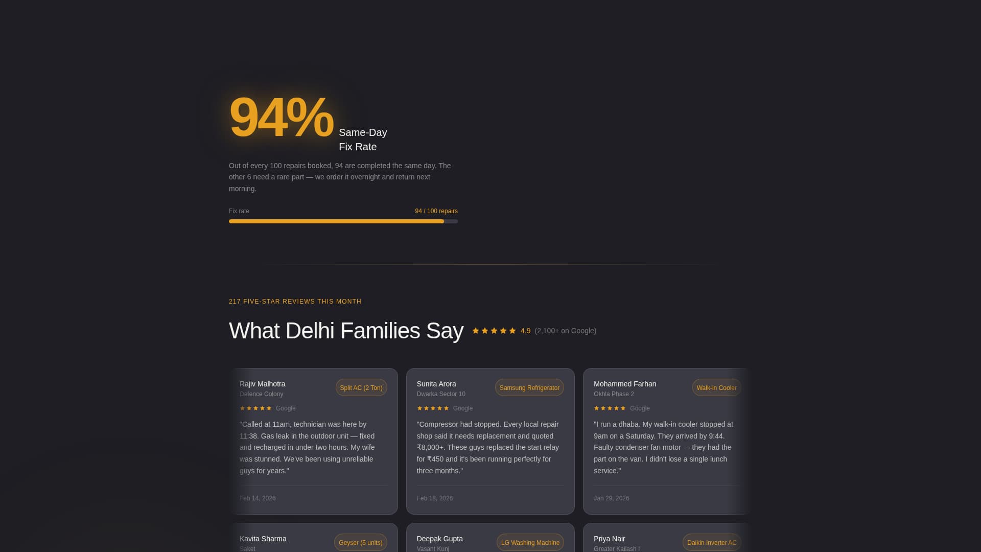 Fix - Rapid Appliancerepair Landing Page Template
