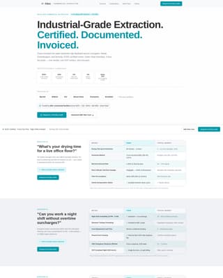 Fibre - Precision Carpet Landing Page Template