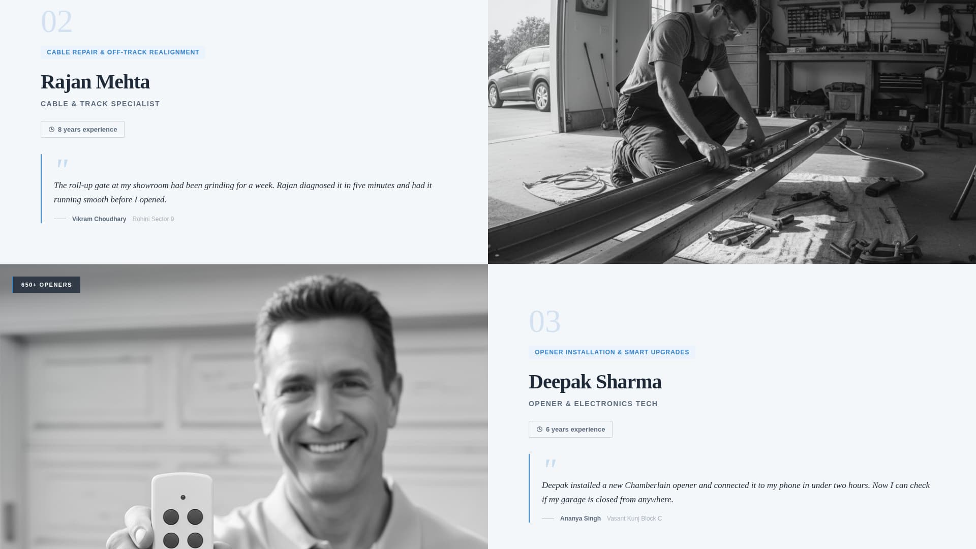 Hoist - Trusted Garagedoor Landing Page Template