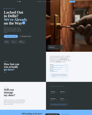 Tala - Urgent Locksmith Landing Page Template