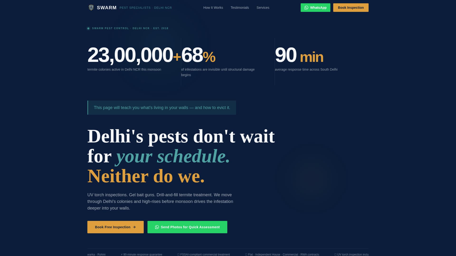 Barrier — Certified Pest Control Landing Page Template