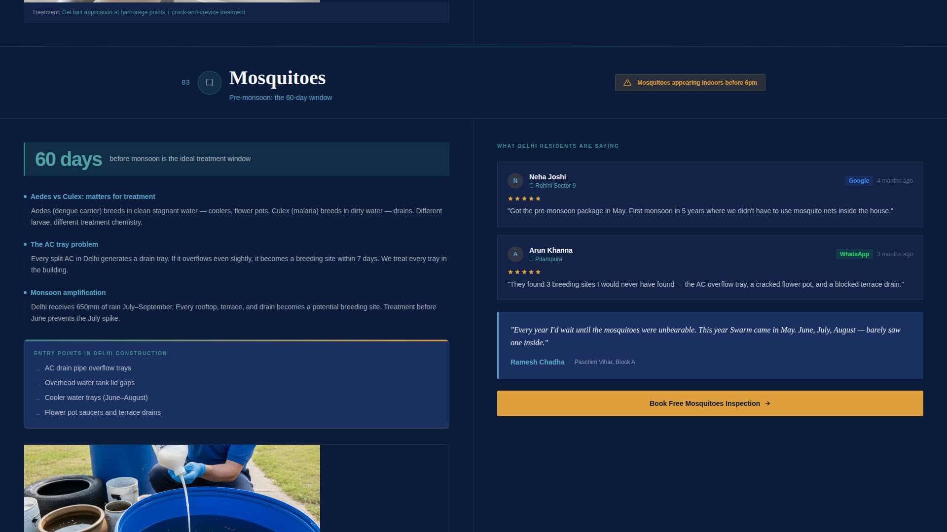 Barrier — Certified Pest Control Landing Page Template