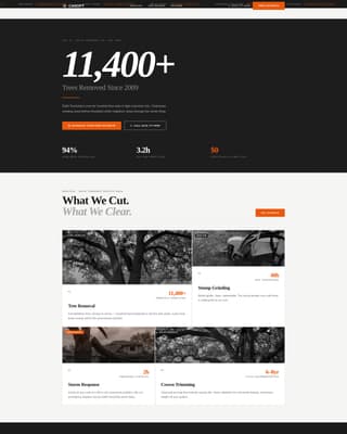 Arbor — Expert Arborist Services Landing Page Template