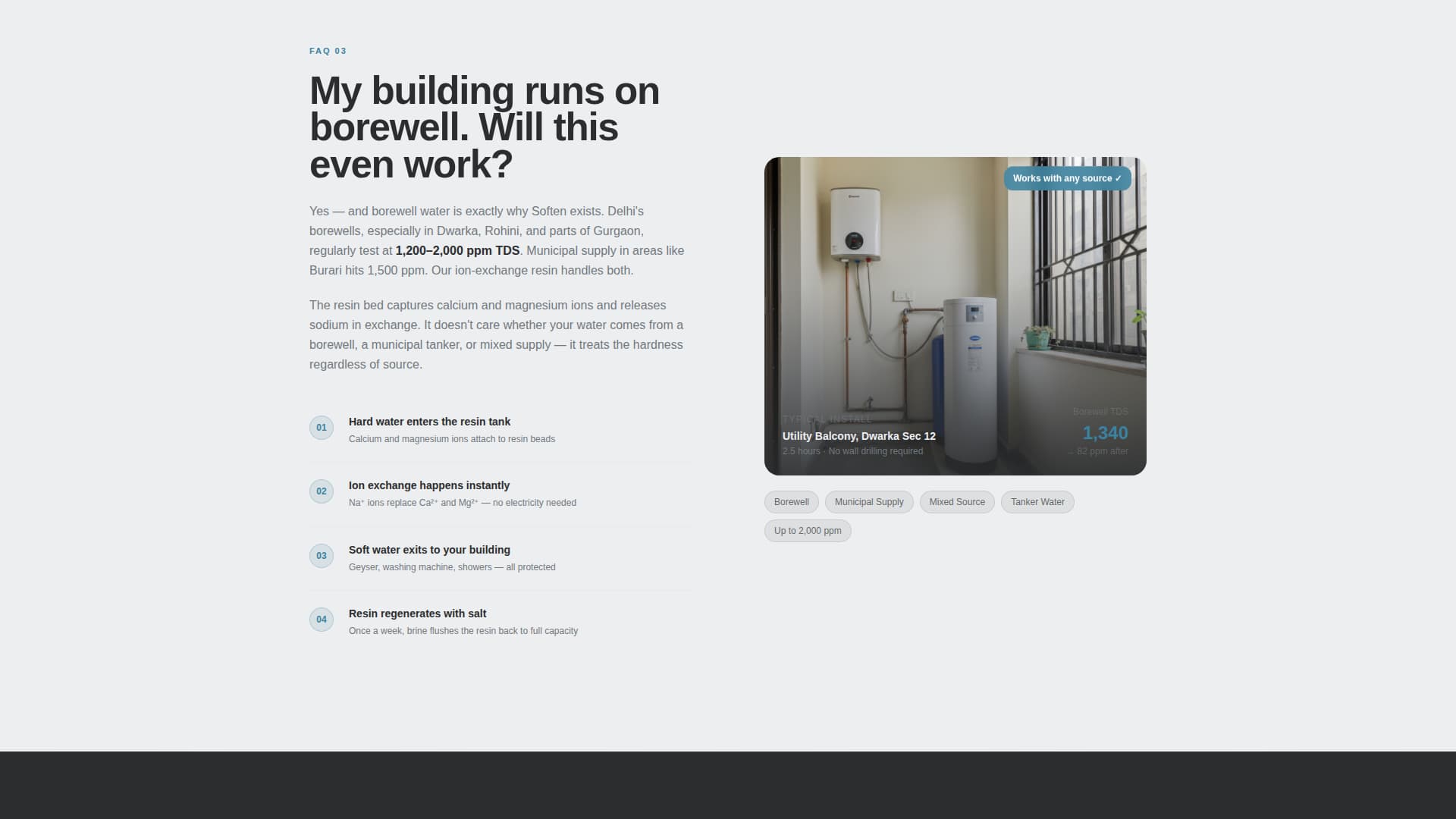 Clarity — Expert Softening Systems Landing Page Template